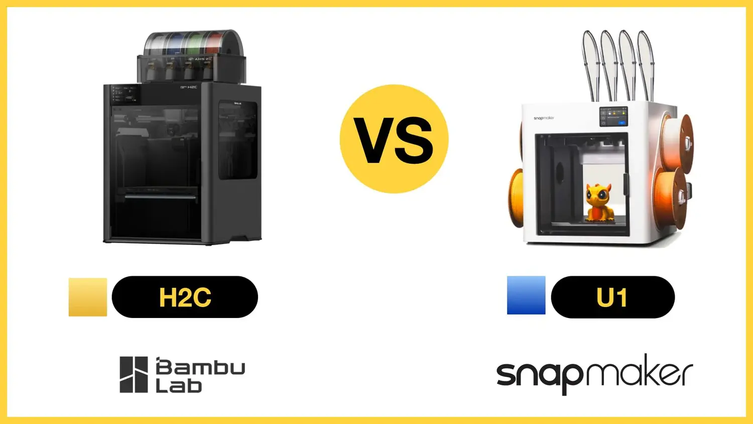 Snapmaker U1 vs Bambu Lab H2C | Snapmaker U1 Türkiye Satış